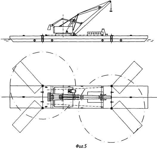 Плавучий кран большой грузоподъёмности (патент 2536562)
