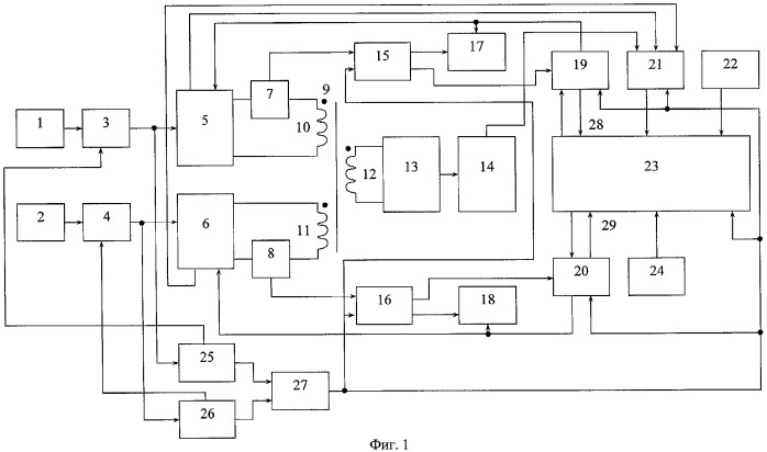 Преобразователь напряжения постоянного тока с фильтрами импульсно-коммутационных перенапряжений и встроенным микроконтроллером (патент 2283523)