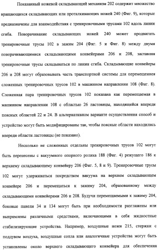 Устройство и способ закрепляющего зацепления между застегивающими компонентами предварительно застегнутых предметов одежды (патент 2322221)