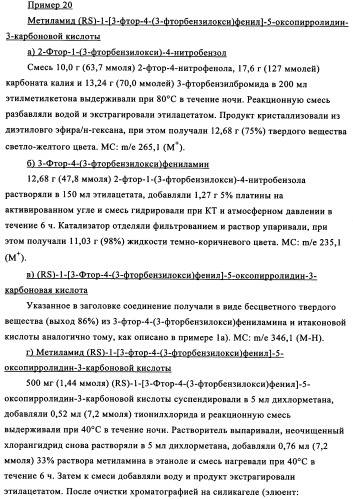 Производные пирролидона в качестве ингибиторов маов (патент 2336267)