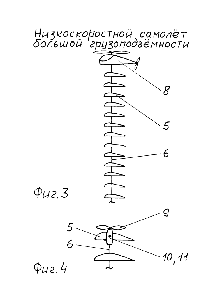 Низкоскоростной самолёт большой грузоподъёмности (патент 2595065)