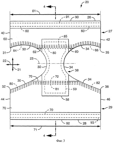 Способ изготовления одноразовых впитывающих предметов одежды с использованием панелей корпуса из многослойной эластомерной пленки (патент 2527718)