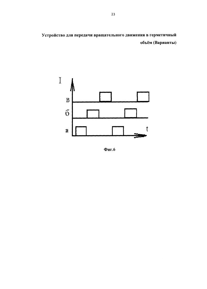 Устройство для передачи вращательного движения в герметичный объём (варианты) (патент 2657013)
