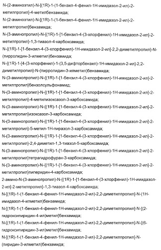 N-(1-(1-бензил-4-фенил-1н-имидазол-2-ил)-2,2-диметилпропил)бензамидные производные и родственные соединения в качестве ингибиторов кинезинового белка веретена (ksp) для лечения рака (патент 2427572)