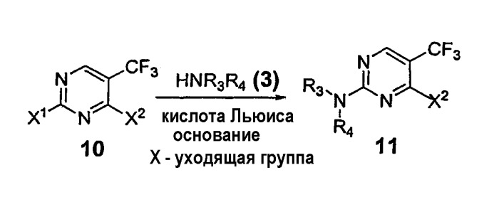Селективный синтез cf3-замещенных пиримидинов (патент 2315759)
