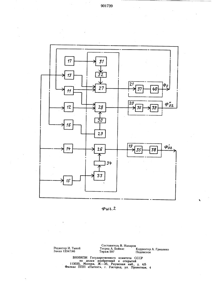 Устройство для автоматического управления процессом сжигания кусковой серы (патент 901739)