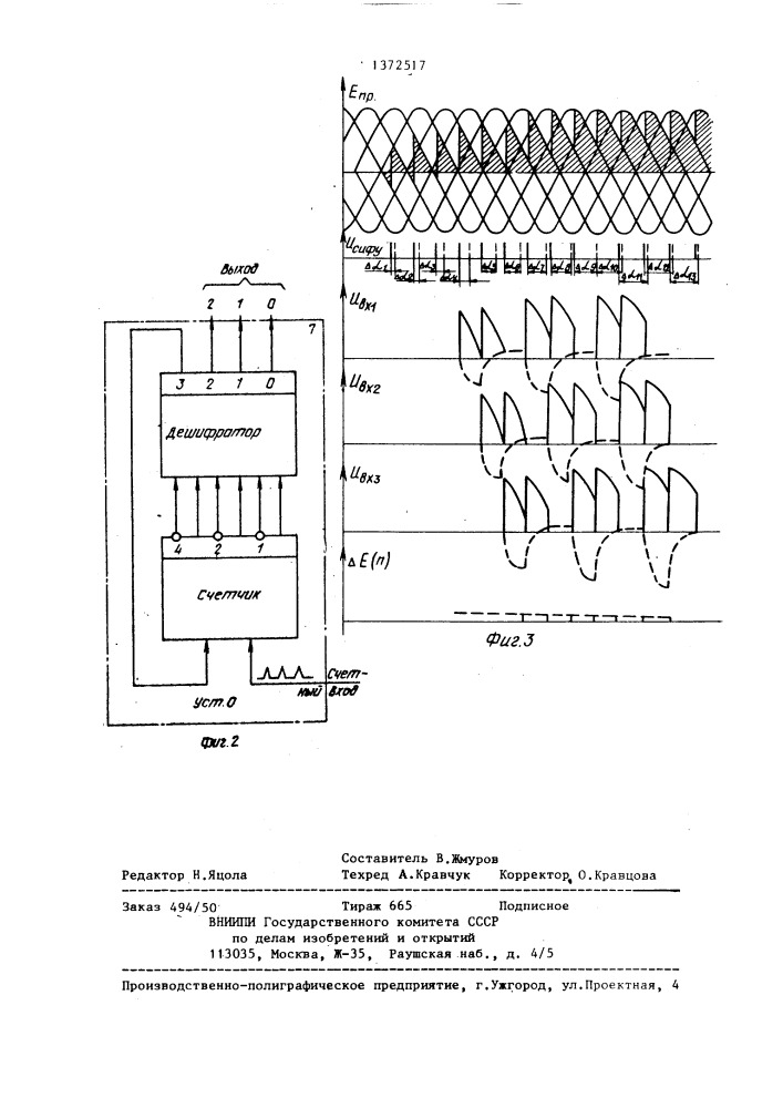 Устройство для измерения скорости изменения эдс статического преобразователя (патент 1372517)