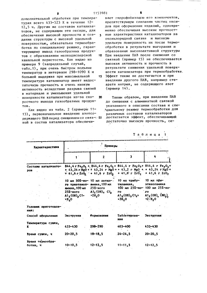 Способ приготовления катализатора для второй ступени окисления аммиака (патент 1153981)