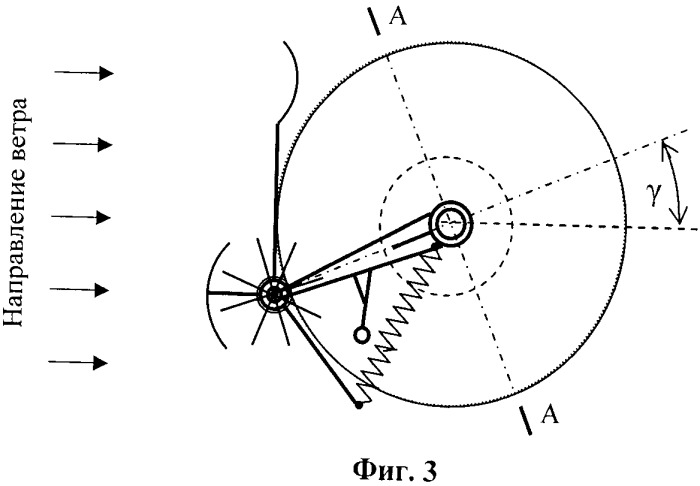 Ветроагрегат с системой ориентации и ограничения мощности ветротурбины (патент 2535194)