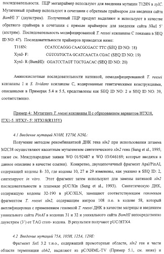 Модифицированная ксиланаза (патент 2394909)