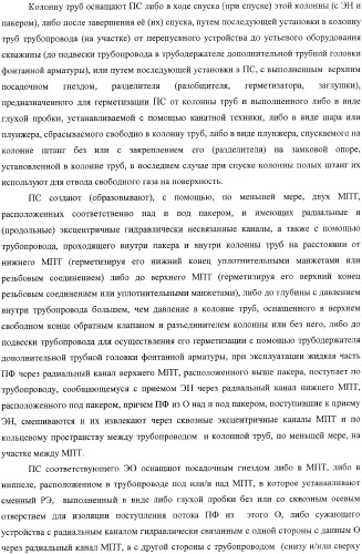 Способ одновременно-раздельной добычи углеводородов электропогружным насосом и установка для его реализации (варианты) (патент 2365744)