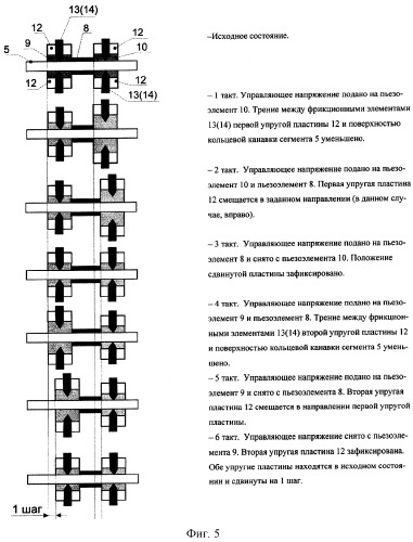 Пьезоэлектрический двигатель (патент 2286001)