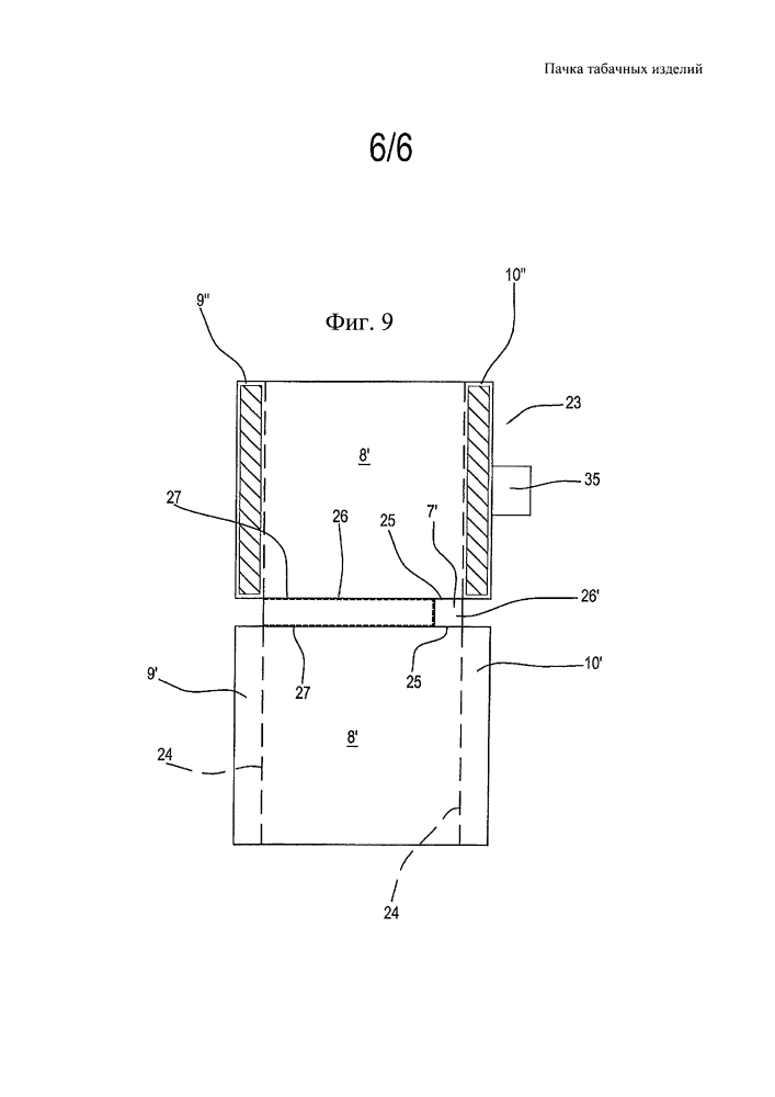 Пачка табачных изделий (патент 2628707)