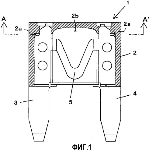 Плавкий предохранитель с корпусом из полиамидной композиции (патент 2265629)