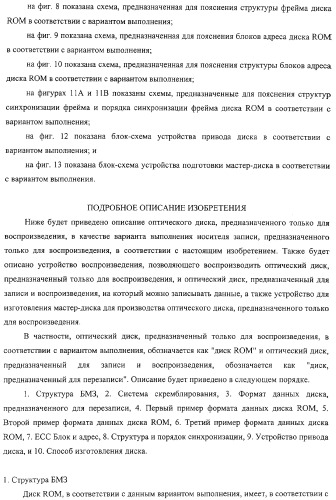 Носитель записи только для воспроизведения, устройство воспроизведения, способ воспроизведения и способ изготовления диска (патент 2319224)