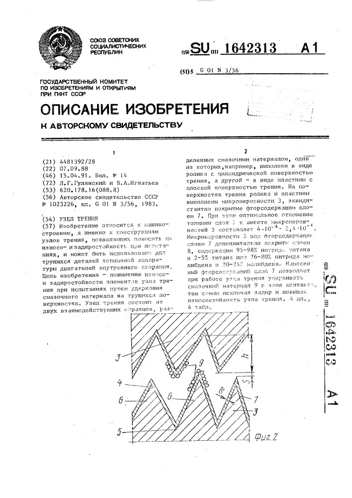 Узлы трения. Правила выбора смазочных материалов для типовых узлов трения. Титан в узлах трения. Агеев Карл Андреевич патенты.