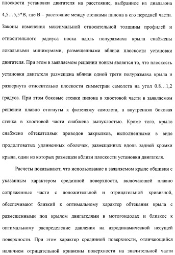 Крыло летательного аппарата и подкрыльевой пилон (патент 2312791)