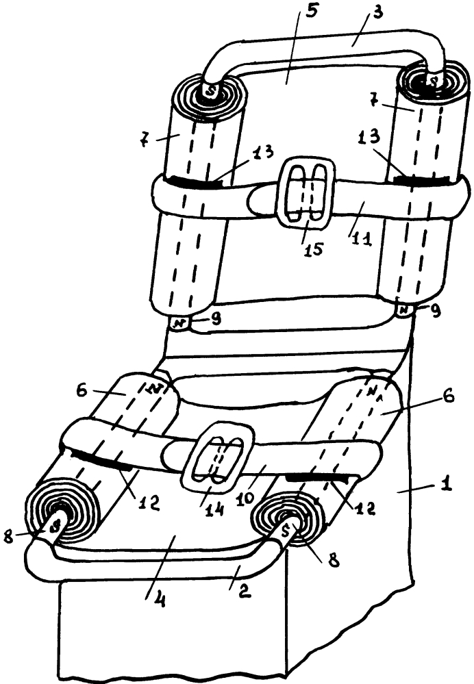 Энергопоглощающее кресло транспортного средства (патент 2621829)