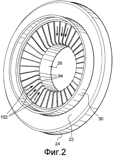 Система охлаждения венца центробежного компрессора (патент 2433308)