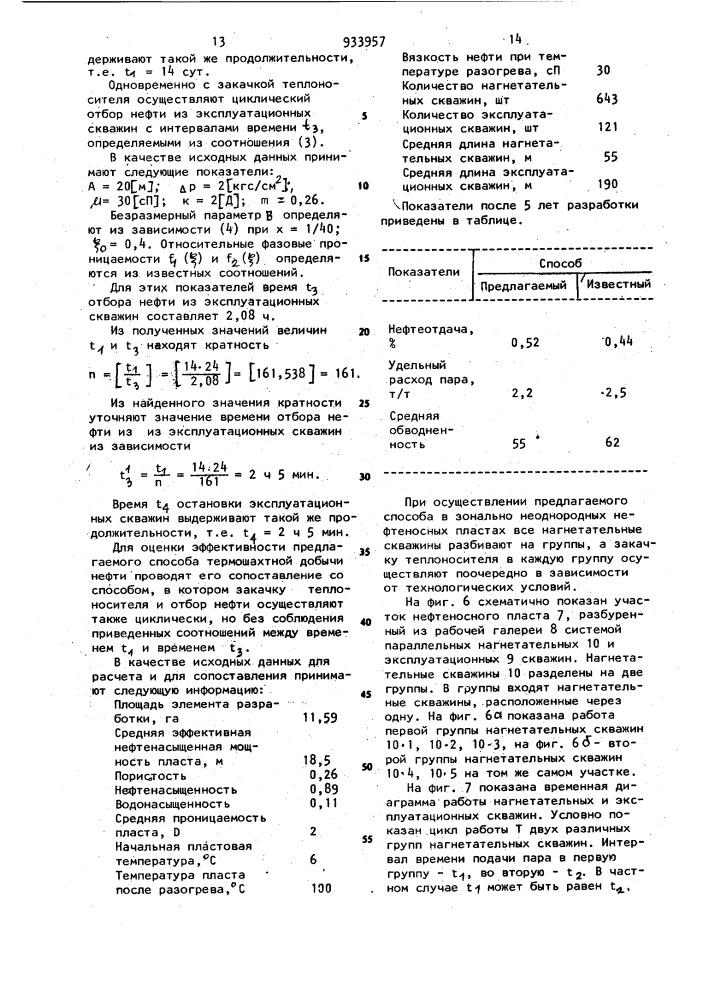 Способ шахтной разработки нефтяной залежи (патент 933957)