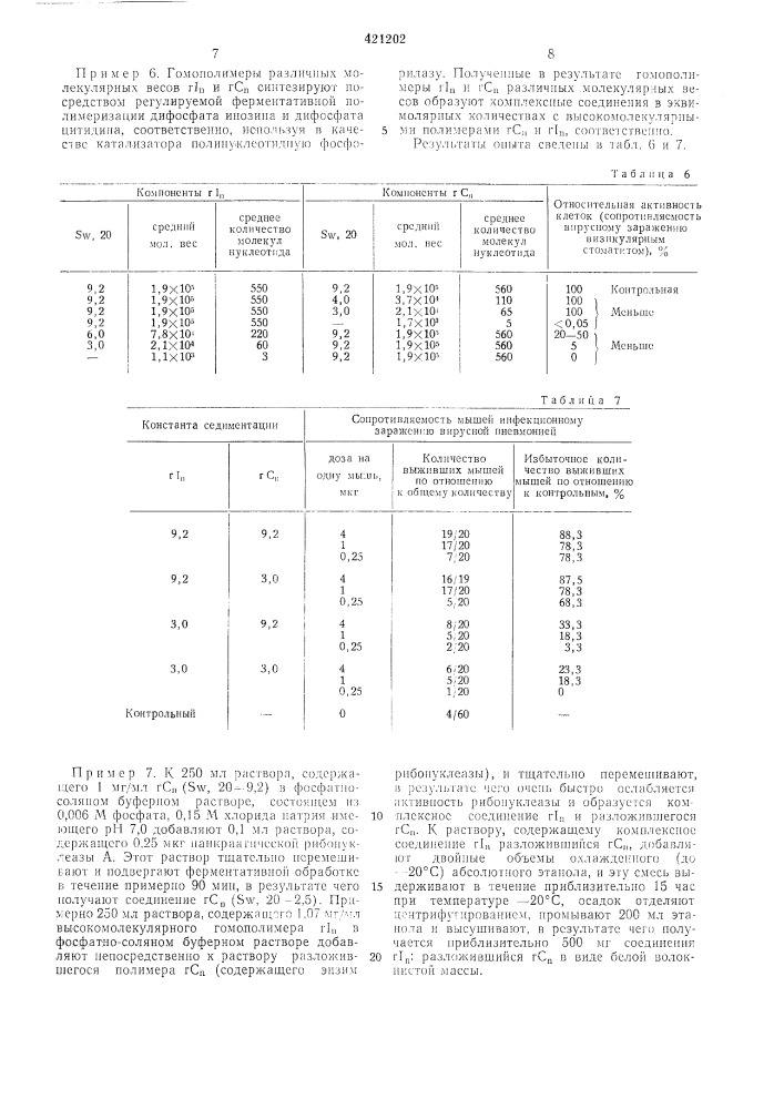 Способ получения комплексных полинуклеотидов (патент 421202)