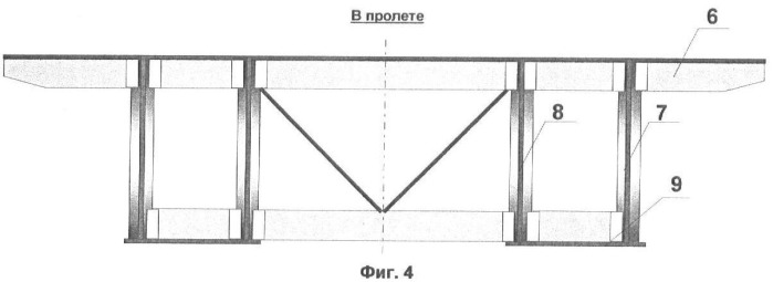 Мост и способ монтажа металлического коробчатого пролетного строения этого моста (патент 2397287)