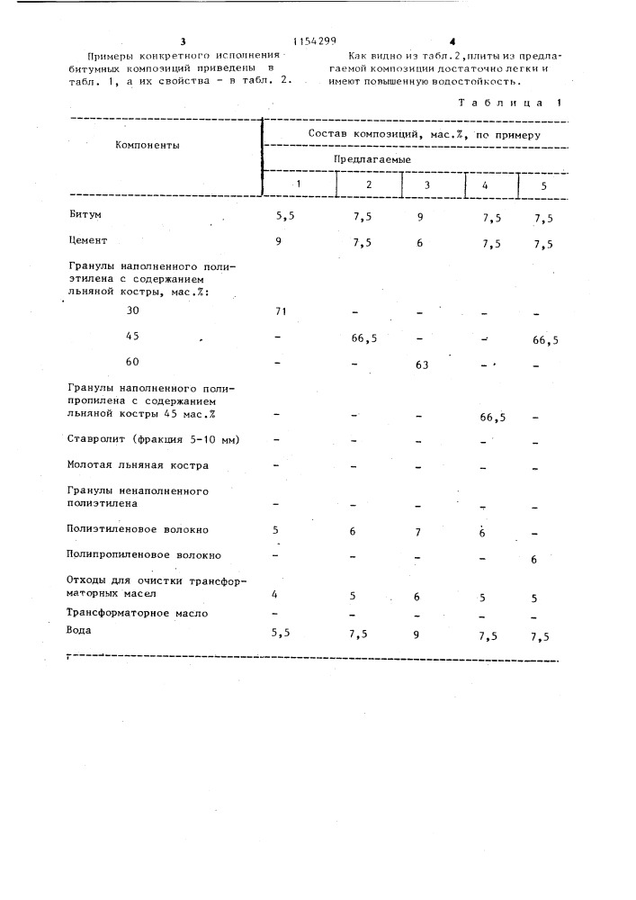 Битумная композиция (патент 1154299)