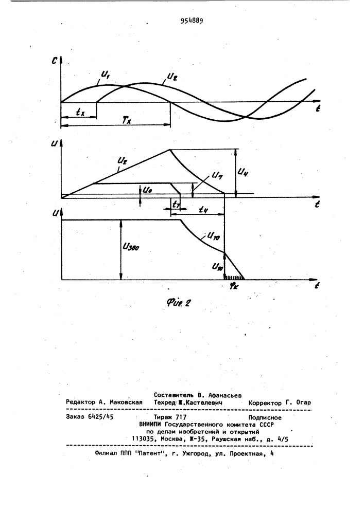 Фазометр (патент 954889)