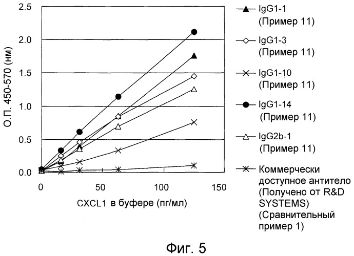Способ иммунологического анализа белка cxcl1 человека (патент 2521669)