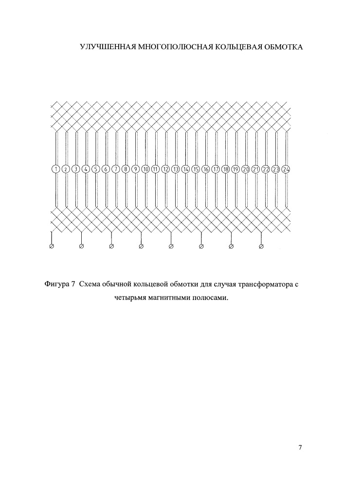 Улучшенная многополюсная кольцевая обмотка (патент 2665687)