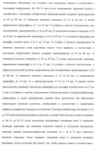 Армированные цементные сдвигоустойчивые панели (патент 2425934)