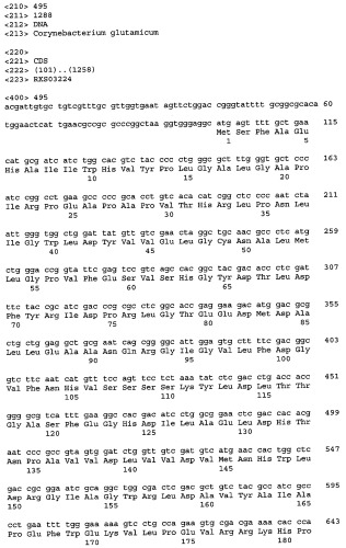 Гены corynebacterium glutamicum, кодирующие белки, участвующие в метаболизме углерода и продуцировании энергии (патент 2321634)