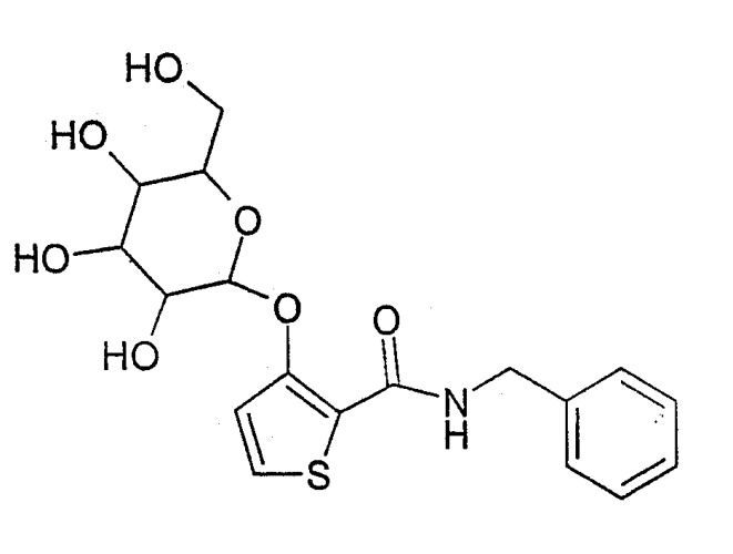 Производные тиофенгликозида, содержащие эти соединения лекарственные средства и их применение (патент 2317300)