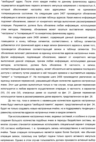 Способ уменьшения влияния мешающих напряжений в устройстве хранения данных, использующем пассивную матричную адресацию (патент 2320032)