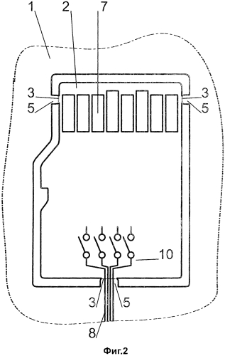 Подложка карты памяти, способ первичного сохранения данных на карту памяти (патент 2575984)