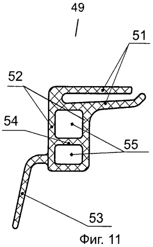Система единых направляющих секционных подъемных ворот и секционные подъемные ворота (варианты) для низкой притолоки с системой единых направляющих (патент 2477360)