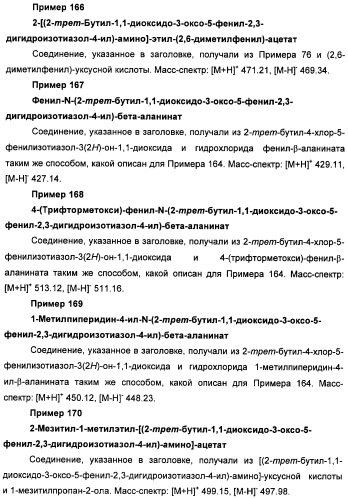 Неанилиновые производные изотиазол-3(2н)-он-1,1-диоксидов как модуляторы печеночных х-рецепторов (патент 2415135)