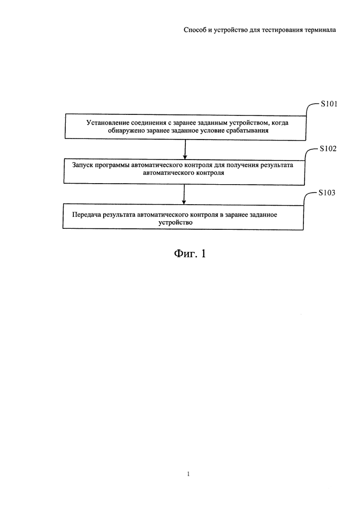 Способ и устройство для тестирования терминала (патент 2636695)