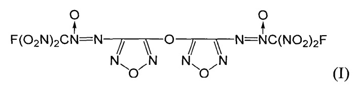 3,3'-бис(фтординитрометил-onn-азокси)-4,4'-дифуразаниловый эфир и способ его получения (патент 2536041)