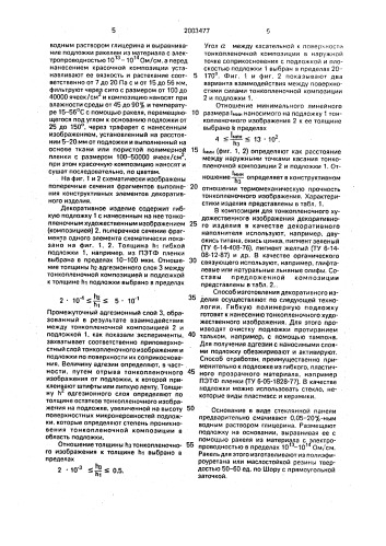 Декоративное изделие, композиция для тонкопленочного художественного изображения декоративного изделия и способ его изготовления (патент 2003477)
