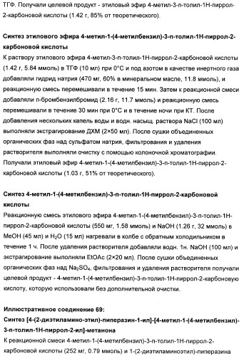 1,3-дизамещенные 4-метил-1н-пиррол-2-карбоксамиды и их применение для изготовления лекарственных средств (патент 2463294)