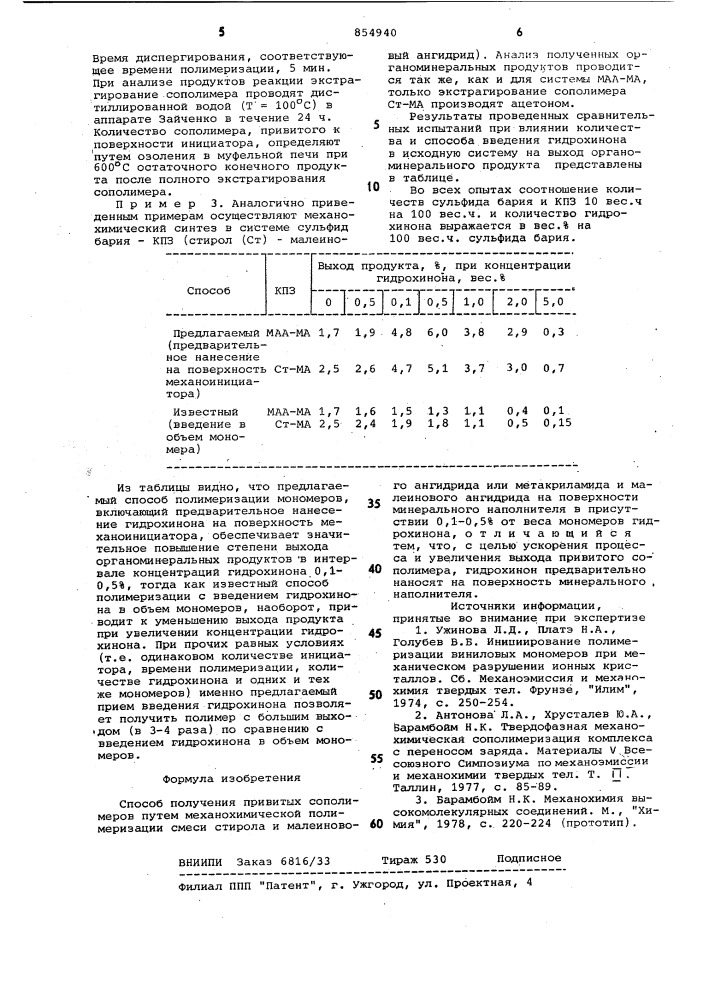 Способ получения привитых сополимеров (патент 854940)