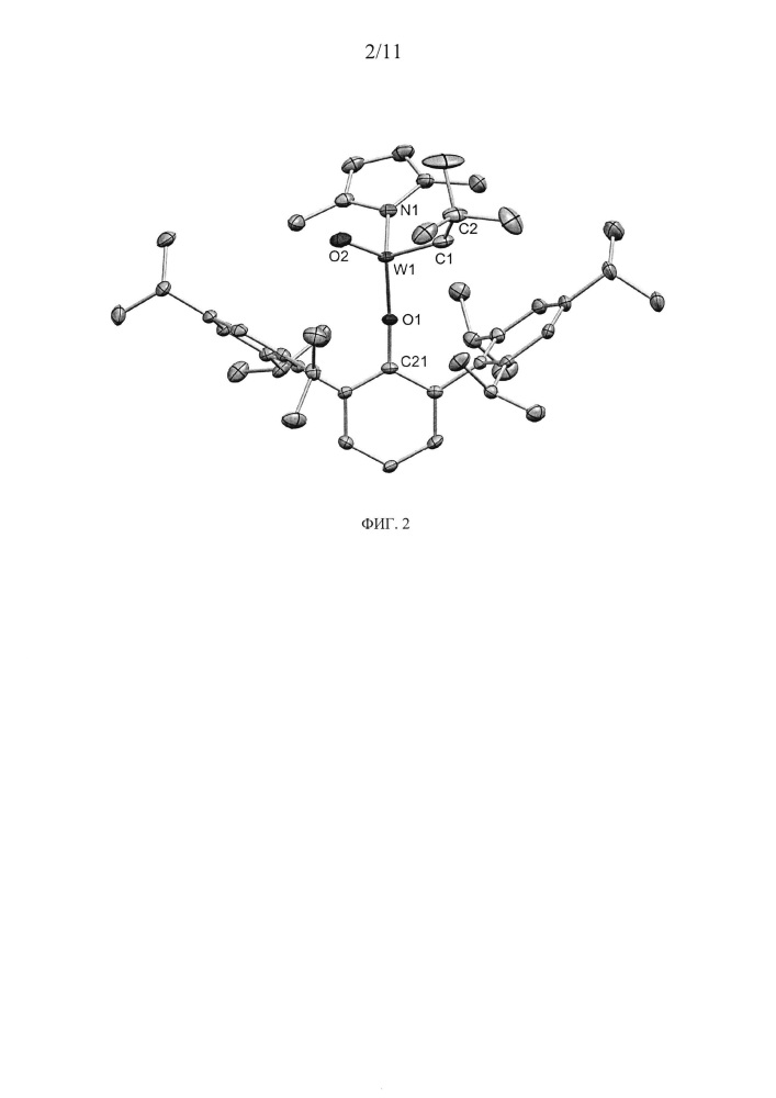 Оксоалкилиденовые комплексы вольфрама для z-селективного метатезиса олефинов (патент 2634708)