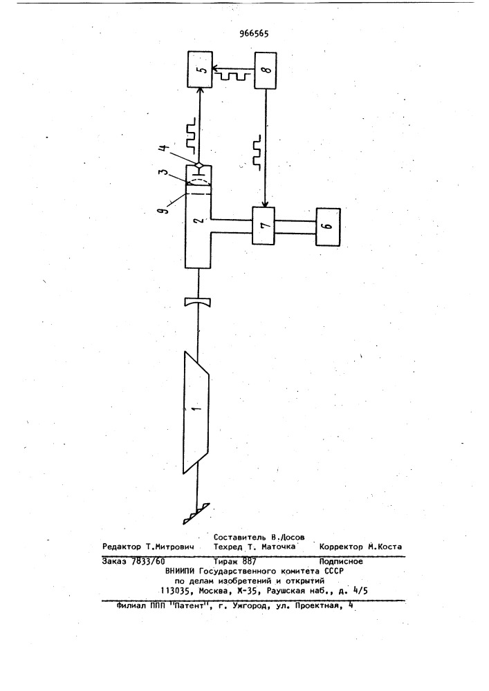 Газовый анализатор (патент 966565)