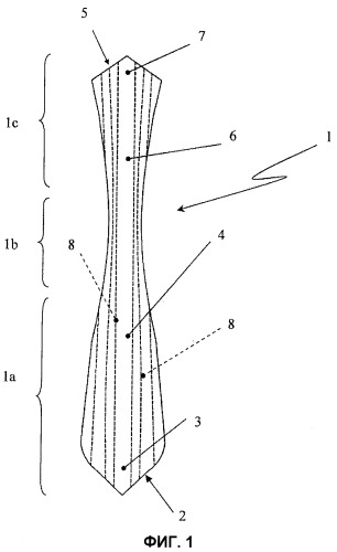 Галстук, изготовленный из текстильного материала, и способ его изготовления (патент 2431435)