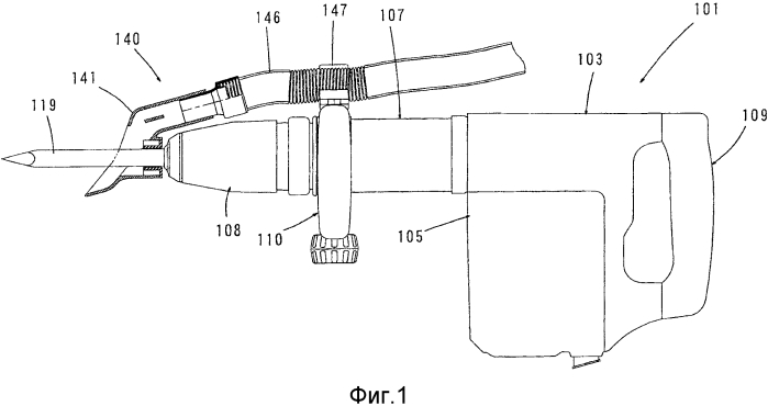 Пылеулавливающее устройство и ударный инструмент (патент 2586374)