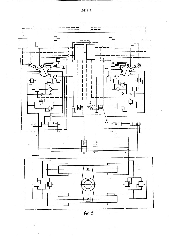 Электрогидравлическая рулевая машина (патент 1041417)