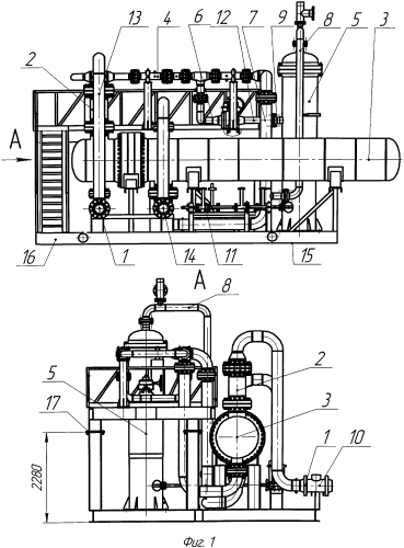 Блок сепарации газа (патент 2561962)