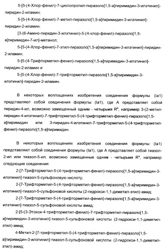 Производные ацетиленил-пиразоло-пиримидина в качестве антагонистов mglur2 (патент 2412943)