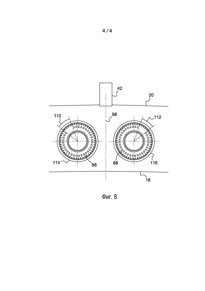 Кольцевая камера сгорания в турбомашине (патент 2608513)